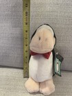 Vtg 1984 Opus Penguin Plush Bloom County 9    Red Bowtie Dakin Original Tag