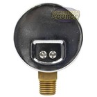 Air Compressor Pressure   Hydraulic Gauge 2  Face Side Mount 1 4  Npt 0-200 Psi