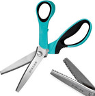 9 Pinking Shears Heavy Duty Stainless Steel For Fabric Sewing Crafts