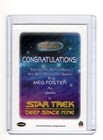 Women Of Star Trek 50th Anniversary Meg Foster Autograph 2017 Onaya
