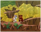 Star Wars Ewoks Original Disney Production Used Animation Cel  e395   Kneesaa