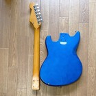 Vintage Teisco Electric Guitar Body Neck Set Blue Japan Project Parts