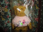Avon Canada Breast Cancer Crusade Bear Mint In Bag Velvet Shirt