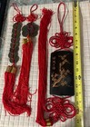 3 Feng Shui Asian Chinese Bamboo And Coins Lucky Wall Hangings