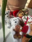 Ty Teenie Beanies  Lot Of 7  Mostly Christmas