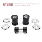 Handlebar Riser Bushing Kit For Harley Dyna Low Rider Street Bob Softail 73-17