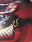 Elton John    diamonds     12  Hand Signed Art Card Damaged 1