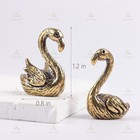 4 Pack Small Flamingo Hinge Decorative Animals Door Mini Statue For Tea Pets    
