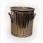 Antique Miniature Sterling Silver Miniature Wastebasket toothpick Holder