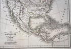 North America C  1830 Dufour Antique Map 19th Century