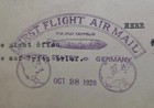 1928 Lz-127 Graf Zeppelin Lakehurst Nj To Frankfurt An Main First Flight Cover