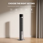 36  Tower Fan 28db Quiet For Bedroom oscillation Standing Floor Fan W 12h Timer