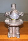 Cci Comstock Wizard Of Oz Professor Marvel W crystal Ball  6439 Pewter Figurine