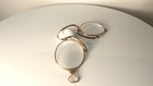 Antique Eyeglasses Lornette Pince Nez Frame Oval 14kt Gold