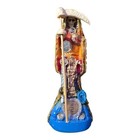 Santa Muerte Vestida Siete Colores Curada 15cm   7 Color Robe Holy Death 6in