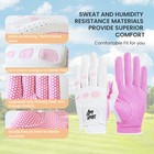 Women s Left Hand Golf Gloves - Soft Pink All Weather Rain Grip 6 Pack S M L