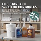 5 Gallon Pump Dispenser - Bucket  Jug   Bottle  Shampoo  1-pack  White