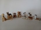 Lot Vintage Hagen Renaker Dog Figurines Golden Lab Dalmatian Shepherd   read 