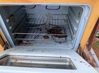 1970   s Vintage Ge Stove   Range Harvest Gold   Used As A Backup For The Holidays