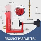 Diy Pocket Hole Jig Kit Easy Drill System Woodworking Screw Drill Heavy Duty Us