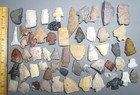 Collection Of 57 Authentic Arrowhead Bits   Pieces Sw New Mexico
