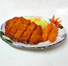 Japan Fake Faux Food Tonkatsu Pork Cutlet Ebi Fry Display Restaurant Prop Model
