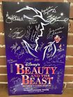 2006 Cast Signed Beauty And The Beast-  Lunt-fontaine Theater Broadway Poster