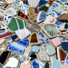 Japanese Sea Glass Surf-tumbled Beach Glass  Pottery Various Patterns