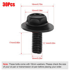 30pcs M6 Transmission Pan Bolts With Washers  Oem Replacement For Toyota   More