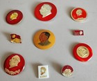 China Mao Pins From Cultural Revolution 10 Badges Incl  Scarcer Ones