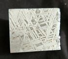184 5 Grams Muonionalusta Etched Meteorite Sliced With Widmanst  tten Pattern