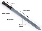 Custom Handmade Damascus Steel Blade Medieval Viking Sword Hunting Sword Camping