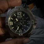 Invicta Reserve Men s Quartz Chronograph 200m Black Dial 50mm Silver No Band