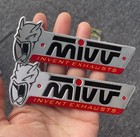 2pcs Aluminium Heat Resistant Motorcycle Exhaust Pipe Decal Sticker New