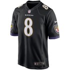 Baltimore Ravens Lamar Jackson  8 Nike Men s Black Official Nfl Game Jersey