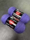 Red Heart Super Saver  7oz Each Skein Lavender  4 Medium Worsted Acrylic  2 Pack