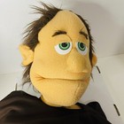 Vintage Innova Puppet Productions Half Body Hand Puppet Brown Hair Double Sleeve