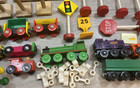Vtg Huge Lot  113  Thomas   Friends Brio Wooden Trains Tracks   More Accessories