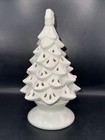 Yankee Candle Christmas Tree Luminary 9    Tea Light Holder White Ceramic