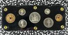 1955 Rhodesia   Nyasaland 7x Coin Proof Set Lot b3421 Silver  2000 Sets Minted
