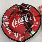 Vintage Round Coca-cola Ashtray With Coca Cola Match Boxes