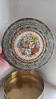 Vintage Floral Tin 8 In Diameter 2 5 In Height Made In England