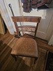 Antique Dining Table   6 Chairs