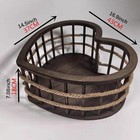 Newborn Photography Props Basket Wooden Basin Photo Props For Newborn Babies