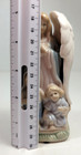 Vintage Guardian Angel  With Children Boy Girl Ceramic