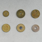 Complete Set Of 6 Nyc Subway Tokens     Nycta Mta New York Transit