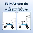 Economy Kneerover   Steerable Knee Walker Metallic Blue - Open Box