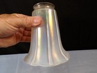 Vintage Opalescent Iridescent Stretch Glass Lamp Shade W  Panels Design Inv2