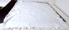 Vintage Antique Large Euro Sham W  Pinch Pleats And Ruffles B170