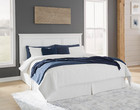 Fortman Farmhouse Panel Headboard  King california King  White
